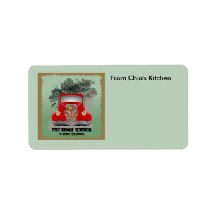  Roadkill-keukenetiket Etiket