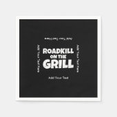 Roadkill on The Grill - Funny BBQ Party Servet (Voorkant)