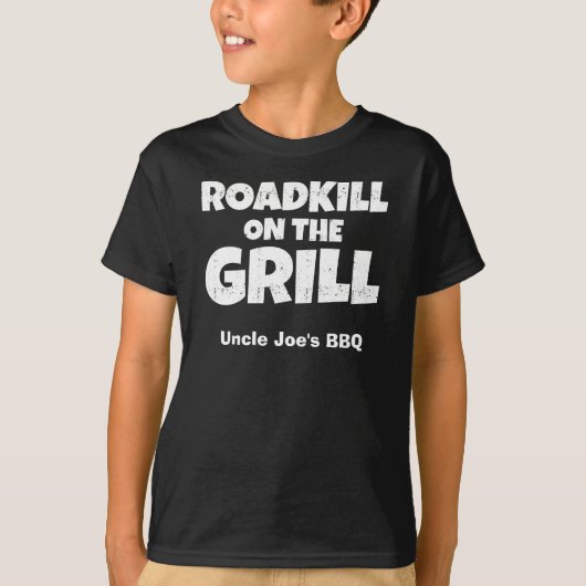 Roadkill on The Grill - Funny BBQ Party T-shirt (Voorkant)