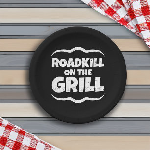 Roadkill op de Grill - BBQ van de Zomer Partij Papieren Bordje