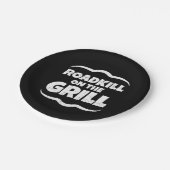 Roadkill op de Grill - Zomer BBQ Party Papieren Bordje (Gekanteld)