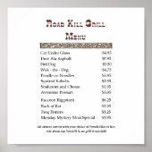 Roadkill Poster (Voorkant)