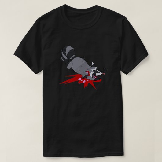Roadkill Raccoon T-shirt (Design voorkant)