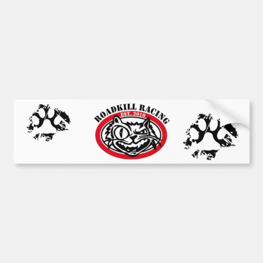 Roadkill Racing Bumpersticker (Voorkant)