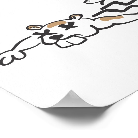 Roadkill Squirrel Poster (Hoek)