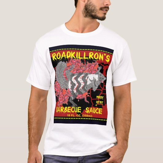 RoadkillRon's Barbecue Sauce T-shirt (Voorkant)