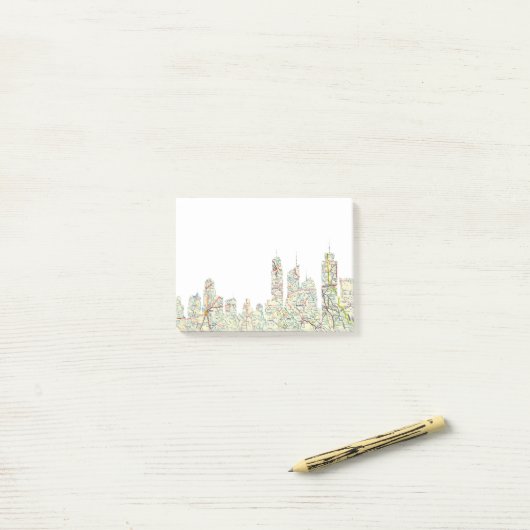 Roadmap City Post-it Notes (Op bureau)