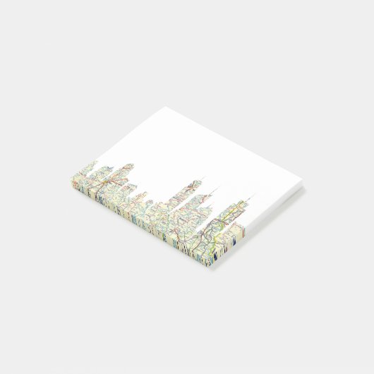 Roadmap City Post-it Notes (Schuin)