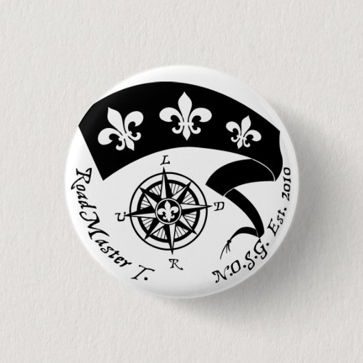 RoadMaster T. handtekeningknop Ronde Button 3,2 Cm (Voorkant)