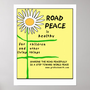 RoadPeace-gezond Poster