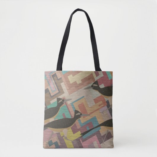 Roadrunner Allover-Canvas tas (Voorkant)