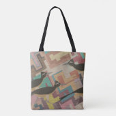 Roadrunner Allover-Canvas tas (Achterkant)