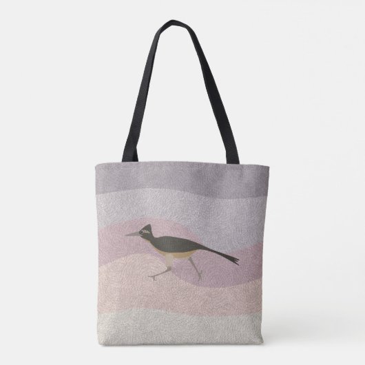 Roadrunner Allover-Canvas tas (Achterkant)