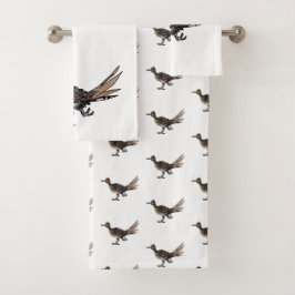 Roadrunner Bird Bad Handdoek