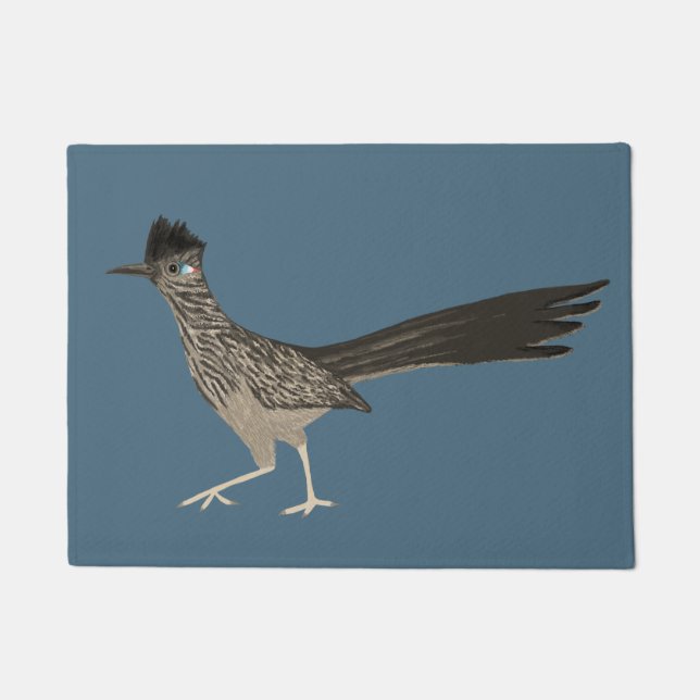 Roadrunner Colored Pencil Art Deurmat (Voorkant)