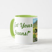 Roadrunner Eating Alien, New Mexico Souvenir! Mok (Voorkant links)