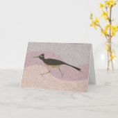 Roadrunner Greeting Kaart (Gele Bloem)