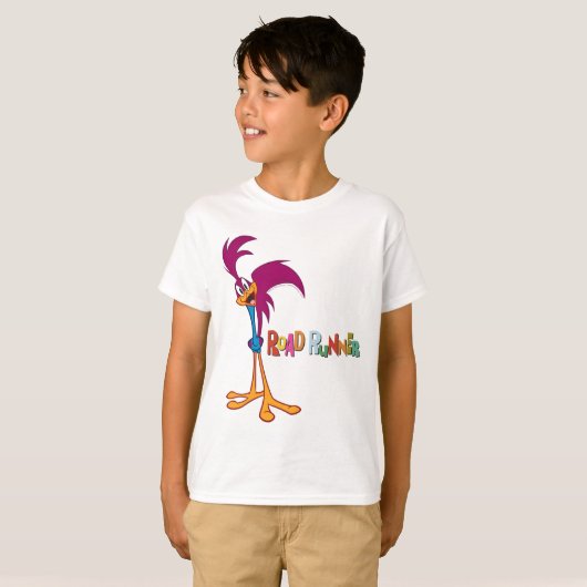 Roadrunner Head, kantelbaar T-shirt (Voorkant volledig)
