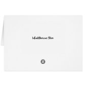 Roadrunner lege wenskaart + witte envelop (Achterkant Horizontaal)
