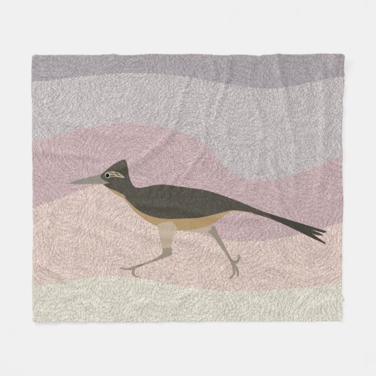 Roadrunner Medium Fleece Blanket Deken (Voorkant (Horizontaal))