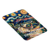 Roadrunner of Joshua Tree Van Gogh Night Custom Magneet (Rechterzijde)