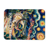 Roadrunner of Joshua Tree Van Gogh Night Custom Magneet (Horizontaal)