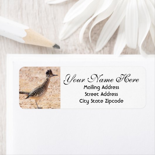 Roadrunner Return-adres Etiket (Insitu)