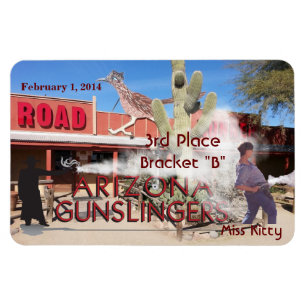 Roadrunner Saloon Bracket B 3e plaats Magneet