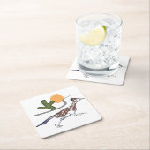 Roadrunner scène kartonnen onderzetters (Insitu)