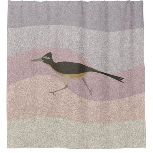Roadrunner Shower Curtain Douchegordijn (Voorkant)