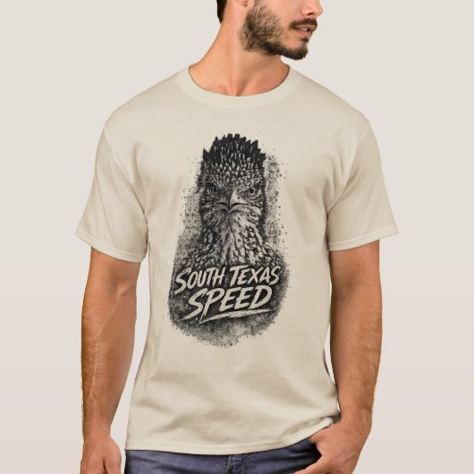Roadrunner South Texas Snelheid T-shirt (Voorkant)