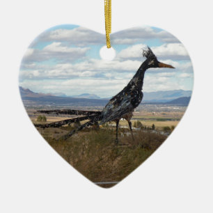 Roadrunner-standbeeld Keramisch Ornament