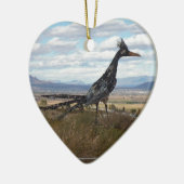 Roadrunner-standbeeld Keramisch Ornament (Links)