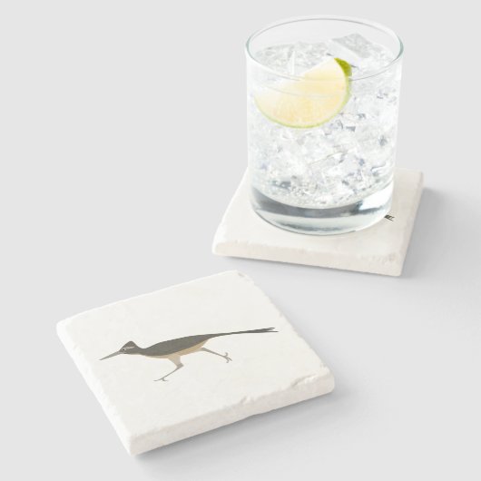 Roadrunner Stone Onderzetter (Zijkant)