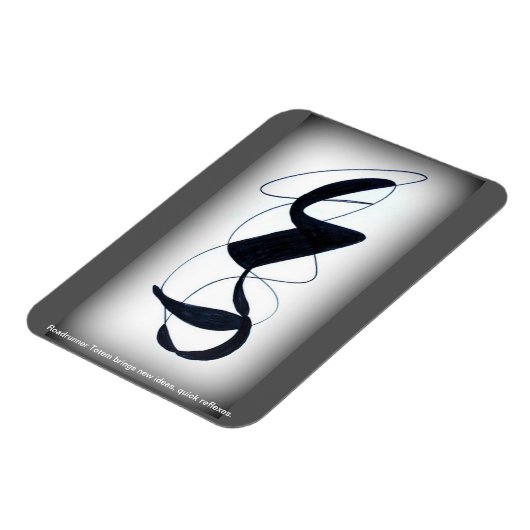 Roadrunner Totem Magnet Magneet (Linkerzijde)