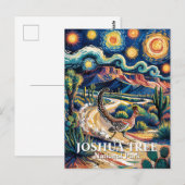 Roadrunner van Joshua Tree Van Gogh Night Aangepas Briefkaart (Voorkant / Achterkant)