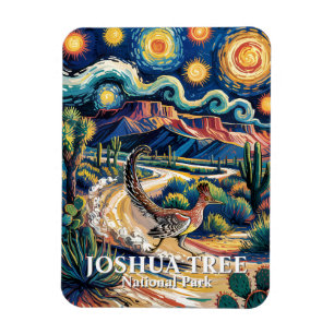 Roadrunner van Joshua Tree Van Gogh Night Aangepas Magneet