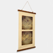 Roadrunner Wood Topped Tapestry Hangend Wandkleed (Gebogen)