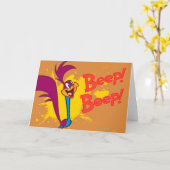 Roadrunner Zijaanzicht Kaart (Gele Bloem)