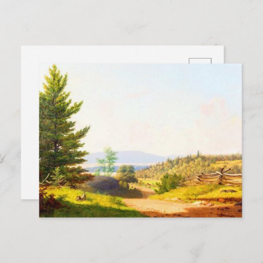Roadscape van Sanford Robinson Gifford Briefkaart (Voorkant / Achterkant)