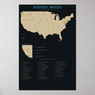 Roadside America - Bijzonderheden, Reuzen, Geesten Poster
