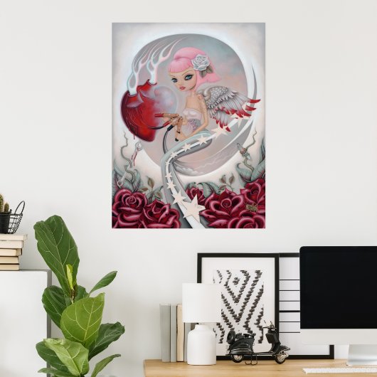 Roadside Angel Poster (Thuiskantoor)