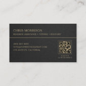 Roadside Assistance QR Code Visitekaartje (Achterkant)