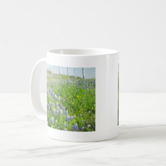 Roadside Bluebonnets Koffiemok (Voorkant links)