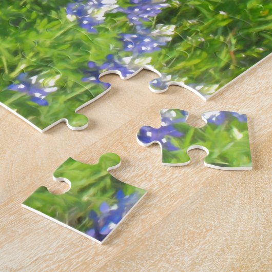 Roadside Bluebonnets Legpuzzel (Zijkant)