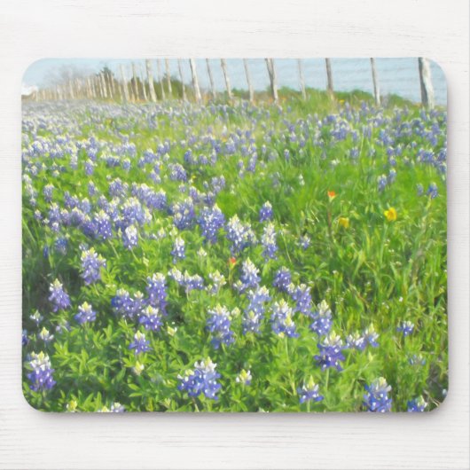 Roadside Bluebonnets Muismat (Voorkant)