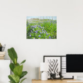 Roadside Bluebonnets Print (Thuiskantoor)