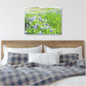 Roadside Bluebonnets Stretted Canvas Afdruk (Insitu (Slaapkamer))