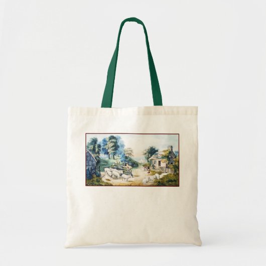 ROADSIDE COTTAGE TOTE BAG (Voorkant)