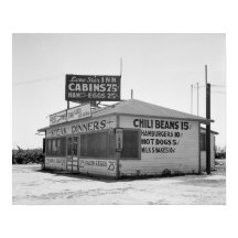 Roadside Diner, 1939.  foto